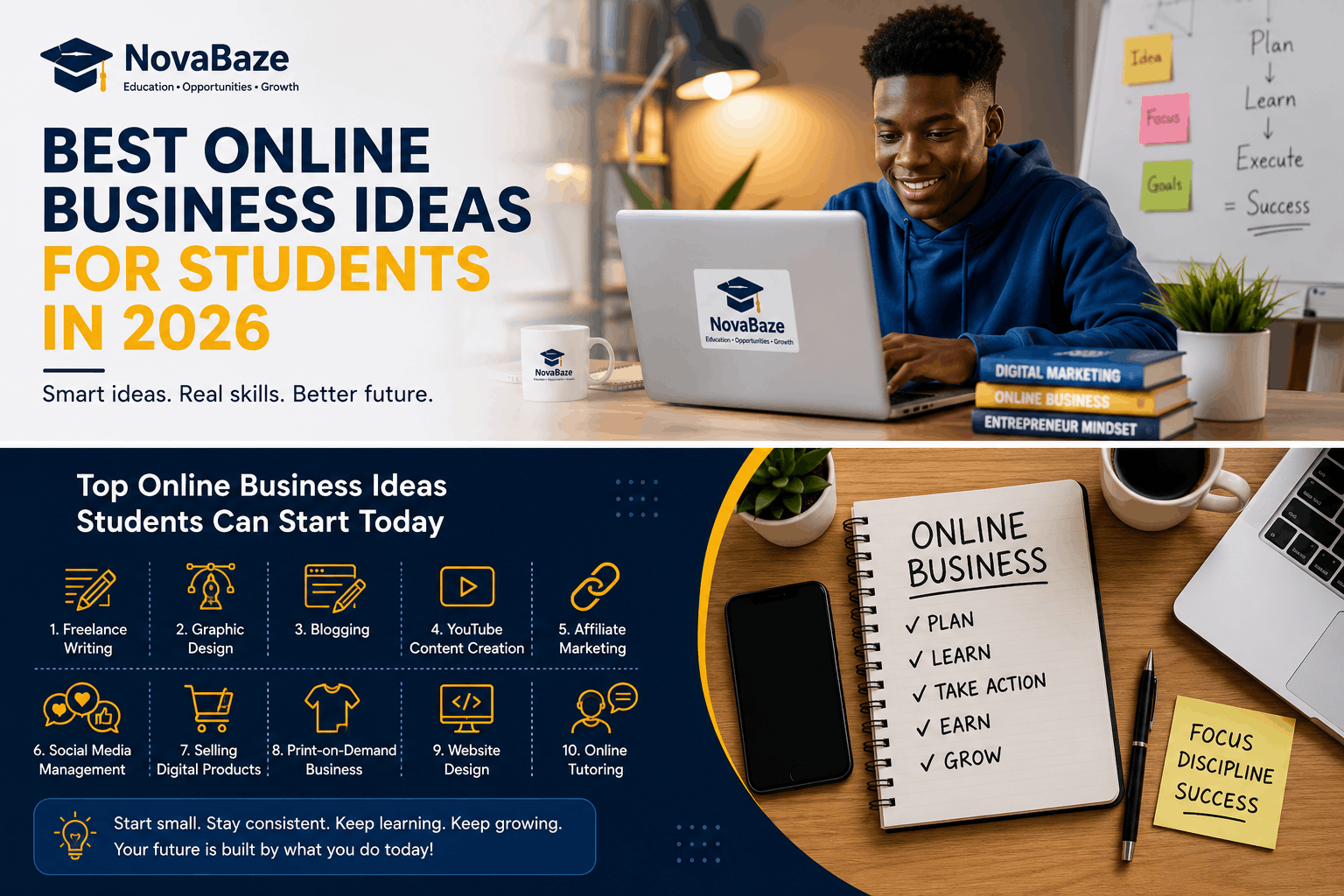 Best Online Business Ideas for Students in 2026