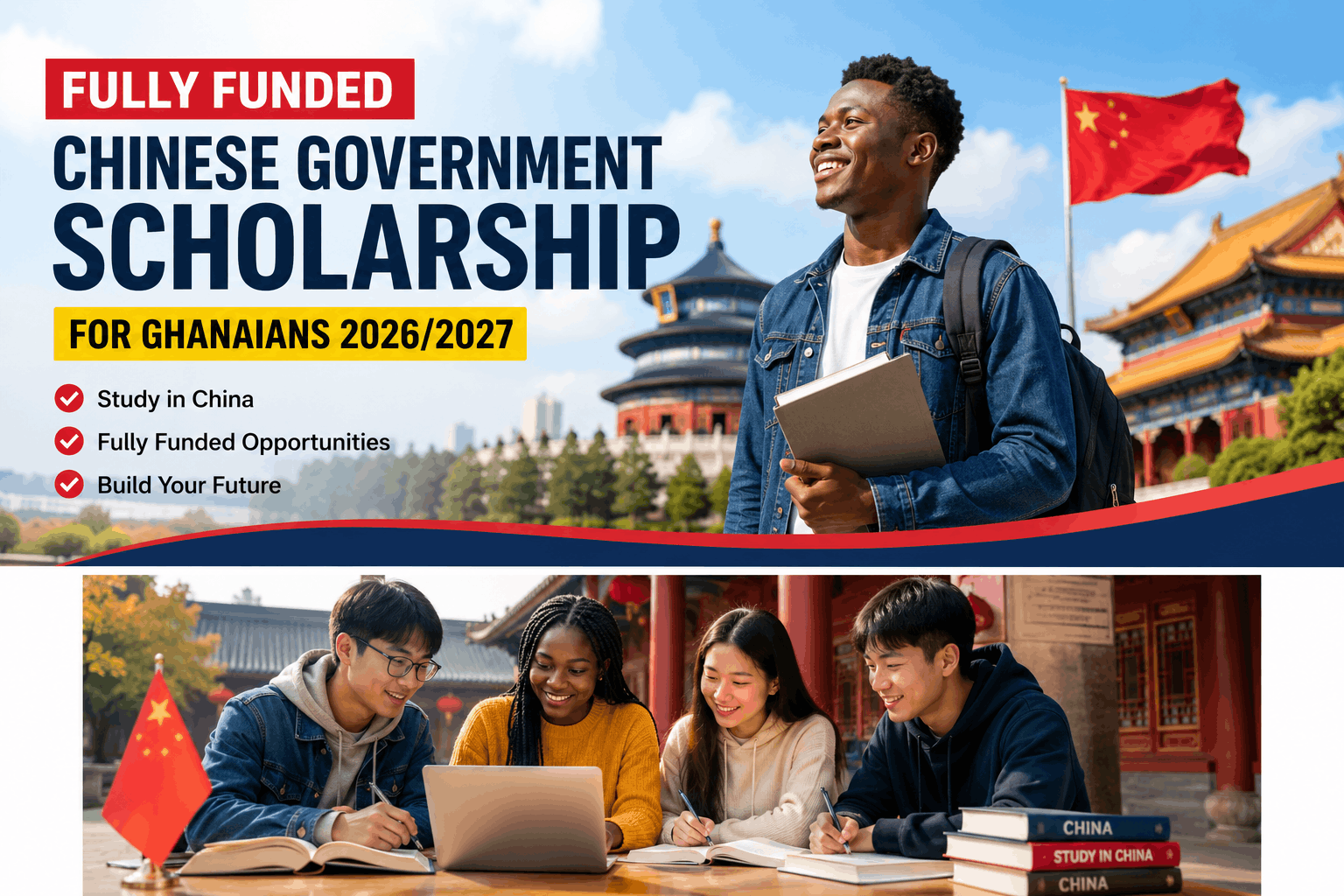 Fully Funded Chinese Government Scholarship for Ghanaians 2026/2027