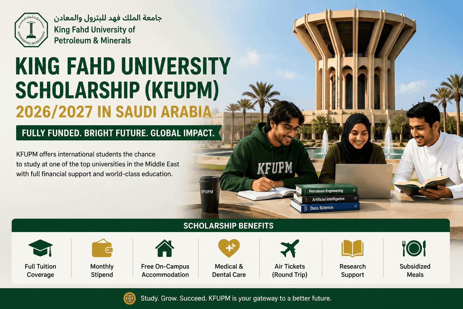 KFUPM Scholarship for international students
