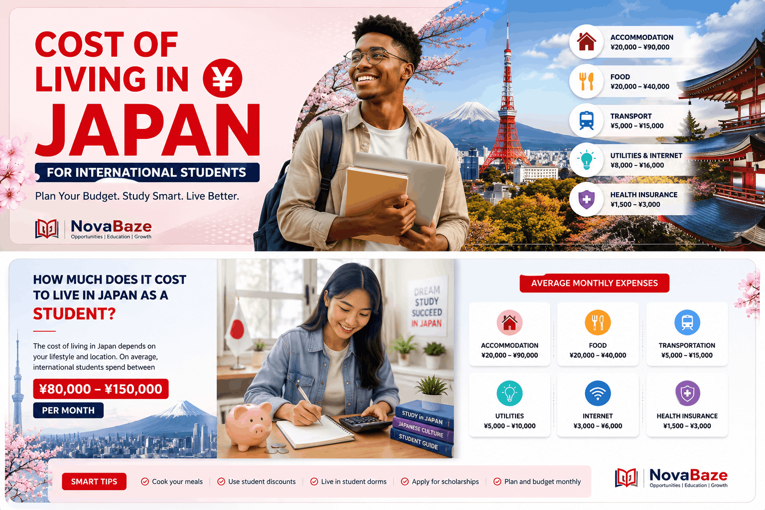 Cost of living for students in Japan