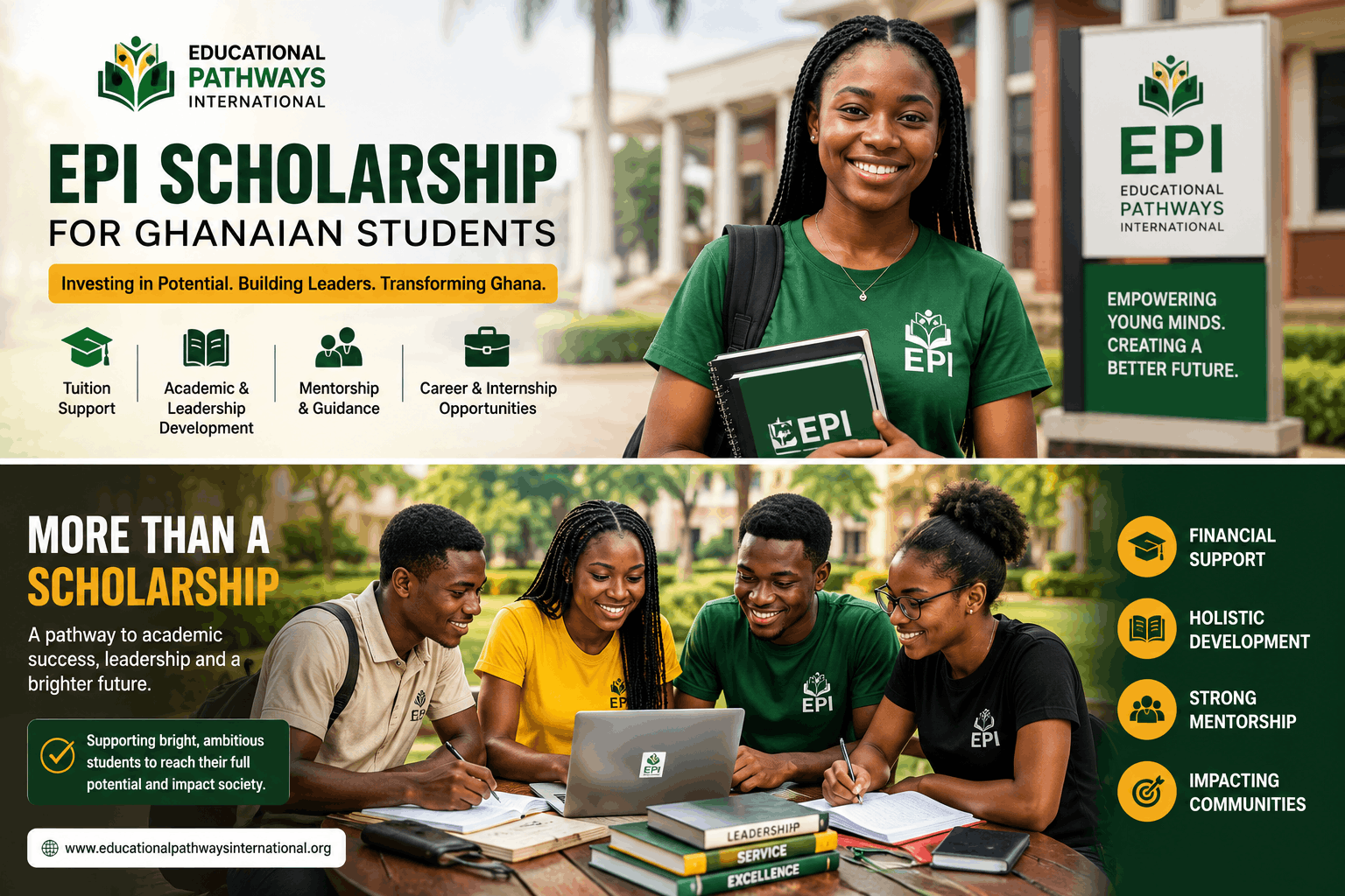 Educational Pathways International (EPI) Scholarship