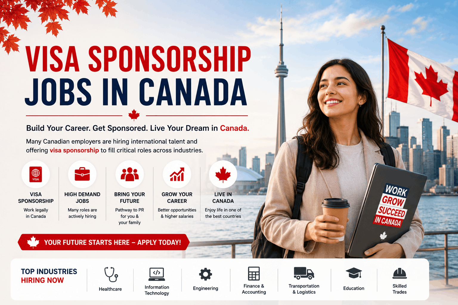 VISA sponsorship and career opportunities in Canada