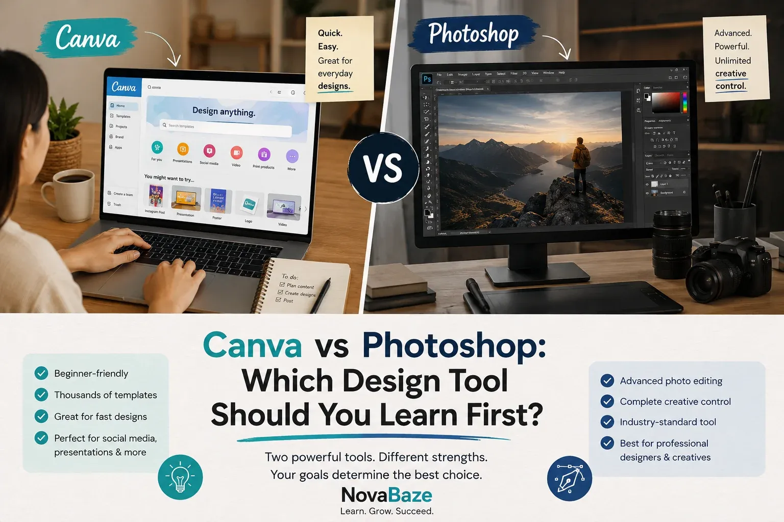 Canva vs Photoshop-Which to choose 