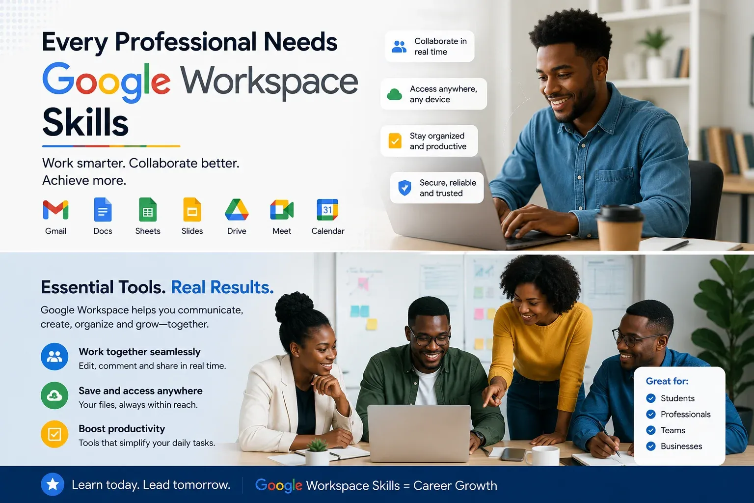 Master Google Workspace skills today 