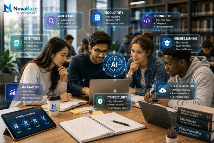 Collaborative study with AI tools