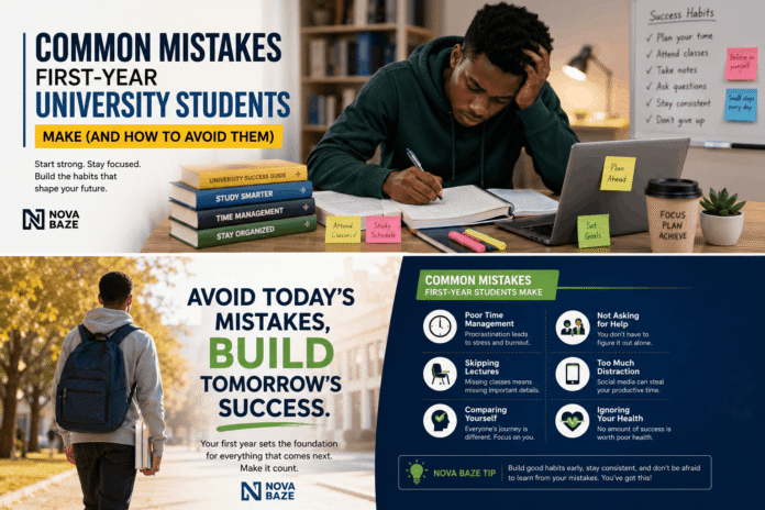 Common mistakes first-year students make