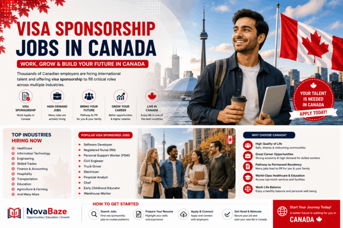VISA sponsorship and career opportunities in Canada